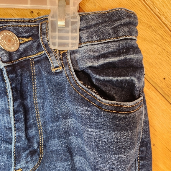 Almost famous size 3 medium wash ripped skinny jeans - Picture 3 of 9